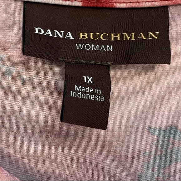 Dana Buchman Floral Woman’s Blouse - Picture 2 of 5
